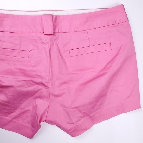 🔴 J. Crew Pink Cotton Side Zip Shorts Sz 10 - Picture 6 of 12
